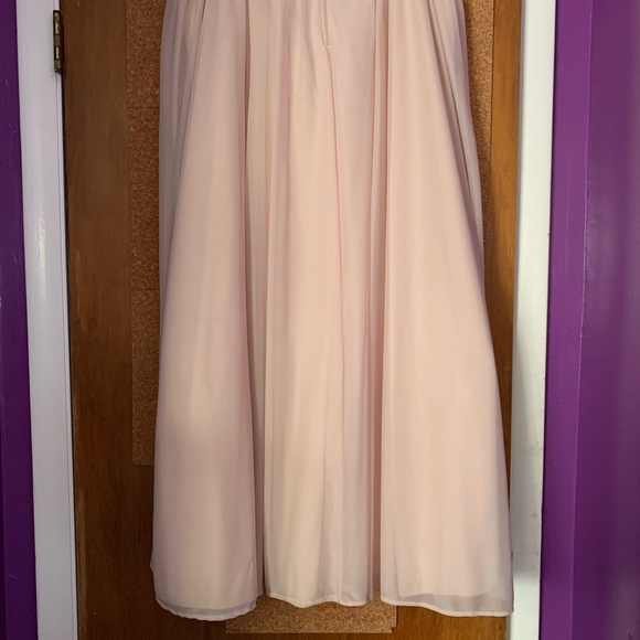 My Michelle 2 piece blush with beaded waist prom dress - Picture 4 of 9